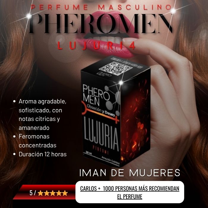 PERFUME PHEROMEN CON FEROMONAS